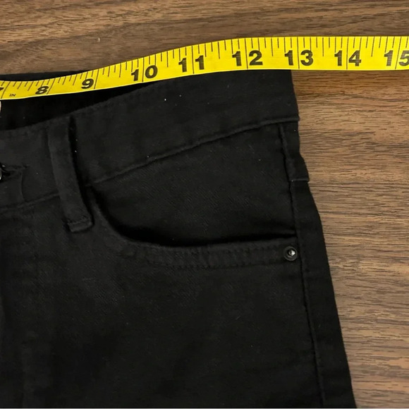 ❤️ Oak  + Fort flare leg jeans raw asymmetrical hem cropped S - Picture 10 of 13